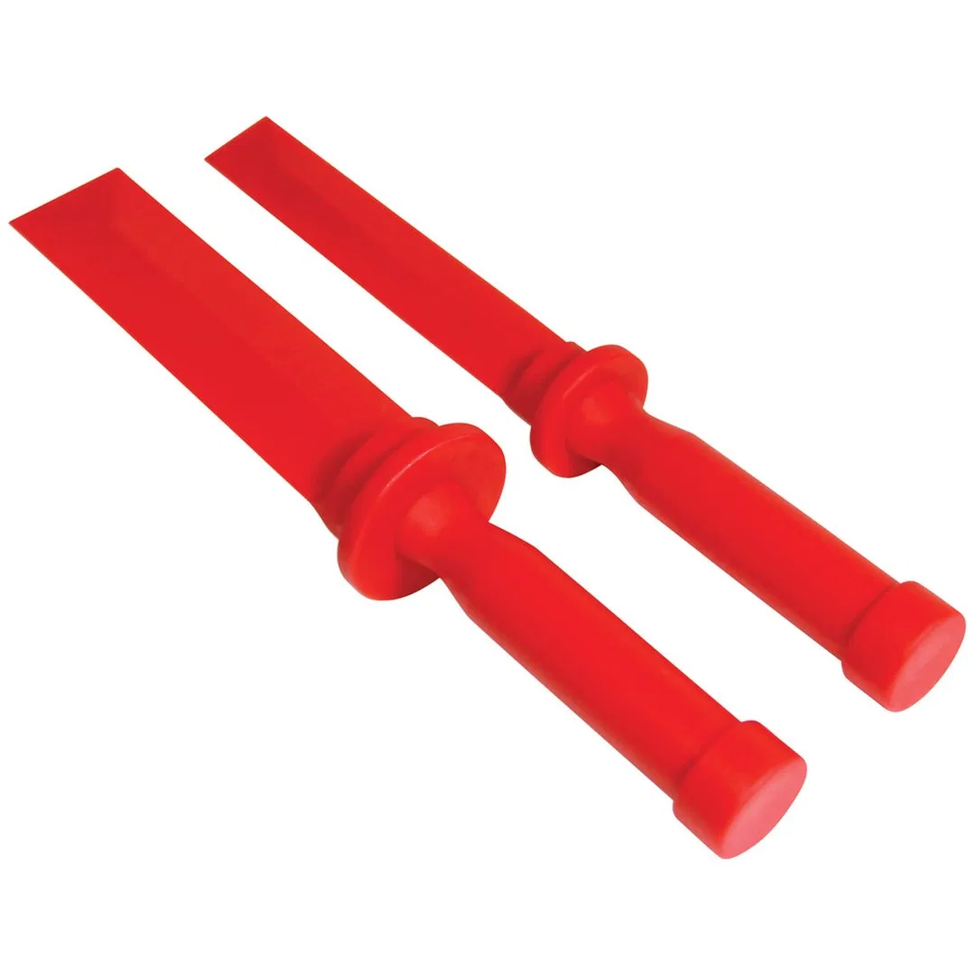W83199 – PERFORM TOOL Chisel, 1 Inch/ 2 Inch Blade Width Plastic Blade Plastic Handle Set Of 2 Without Storage Bag